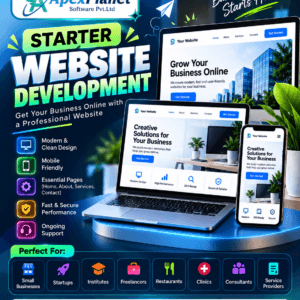 Starter Website Development – ₹9,439 (GST Included)