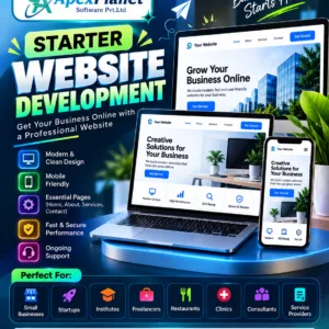 Starter Website Development – ₹9,439 (GST Included)
