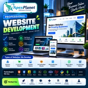 Professional Website Development – ₹29,499 (GST Included)